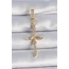 Pirinç Gold Renk Zirkon Taş Detaylı Elif Model Anka Kuşu Figür Ajda Charm