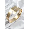 Pirinç Sarmal Model Gold Renk Pazu Bileklik