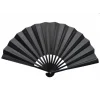 Plastik Kumaş Yelpaze 12li Siyah