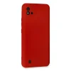 Realme C11 2021 Kılıf Nano İçi Kadife Silikon - Kırmızı