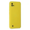 Realme C11 2021 Kılıf Nano İçi Kadife Silikon - Sarı