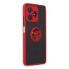 Realme C53 Kılıf Montreal Yüzüklü Silikon Kapak - Kırmızı