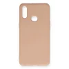 Samsung Galaxy A10s Kılıf Nano İçi Kadife Silikon - Pudra