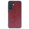 Samsung Galaxy A56 Kılıf Aras Deri Kapak - Bordo