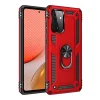 Samsung Galaxy A72 Kılıf Sofya Yüzüklü Silikon Kapak - Kırmızı
