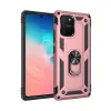 Samsung Galaxy A91 / S10 Lite Kılıf Sofya Yüzüklü Silikon Kapak - Rose