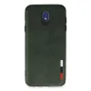 Samsung Galaxy J7 Pro / J730 Kılıf Loop Deri Silikon - Yeşil