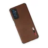 Samsung Galaxy M52 5g Kılıf Loop Deri Silikon - Kahverengi