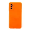 Samsung Galaxy M52 5g Kılıf Nano İçi Kadife Silikon - Turuncu