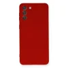 Samsung Galaxy S21 Plus Kılıf Nano İçi Kadife Silikon - Kırmızı