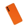 Samsung Galaxy S21 Plus Kılıf Nano İçi Kadife Silikon - Turuncu