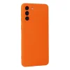 Samsung Galaxy S21 Plus Kılıf Nano İçi Kadife Silikon - Turuncu