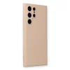 Samsung Galaxy S24 Ultra Kılıf Nano İçi Kadife Silikon - Pudra