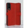 Samsung Galaxy S25 Edge Trend S Plus Kapaklı Kılıf - Kırmızı