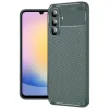Samsung Galaxy S25 Fe Auto Focus Karbon Kapak - Koyu Yeşil