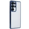 Samsung Galaxy S25 Ultra Kılıf Razer Lensli Silikon - Lacivert