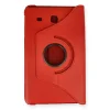 Samsung Galaxy T560 Tab E 9.7 Kılıf 360 Tablet Deri Kılıf - Kırmızı