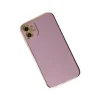 İphone 12 Kılıf Volet Silikon - Mor