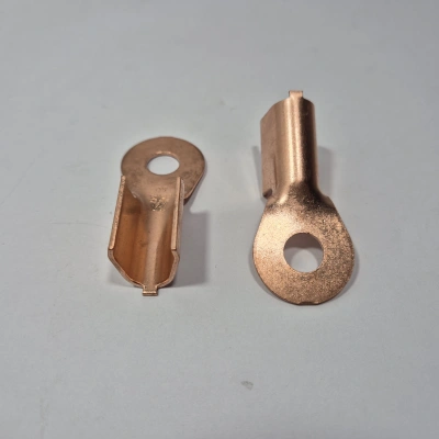 0 GA Bakır Yalıtımsız Amfi Kablo Ucu – Akü Ve Şase Için 50mm Bakır Pabuç - 0ga Amfi Güç Kablosu Ucu - 2 Adet