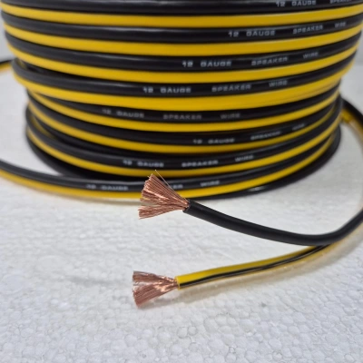 12GA Bass ve Hoparlör Kablosu – Kaliteli Amfi Bass Kablosu 12GA – 5 Metre