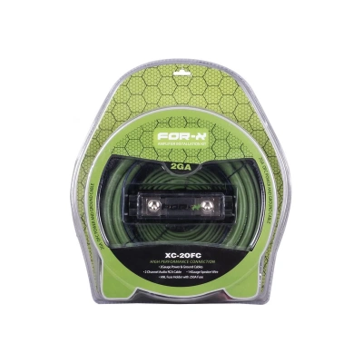 2GA OFC Bakır Amfi Kablo Seti - 2 GA Tam Bakır Profesyonel Anfi Kablosu Seti 2 AWG