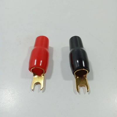 4ga Yalıtımlı Amfi Kablosu Ucu – 25 Mm İzoleli Çatal Kablo Ucu – 4ga Çatal Uç – 2 Adet