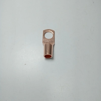 6 GA Bakır Yalıtımsız Amfi Kablo Ucu – Akü Ve Şase Için Bakır Pabuç -  6ga Amfi Güç Kablosu Ucu – 1 Adet