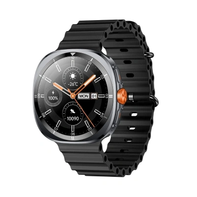 BİX Akıllı Saat - TSW2 1.43″ AMOLED Ekran, Bluetooth 5.3 Telefon Görüşme ve iOS & Android Uyumlu Metal Çerçeveli Akıllı Saat