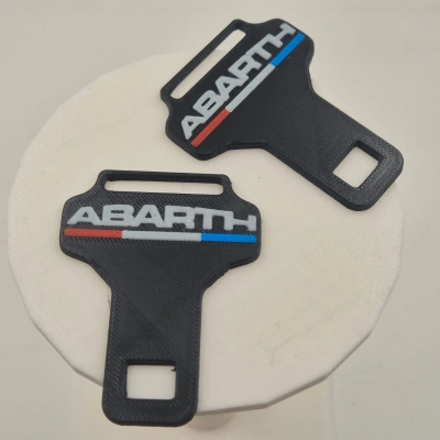 Abarth Kemer Tokası , ABARTH Araç Kemer İkaz Susturucu , Kemer Bip Bip Susturucu - 2 Adet