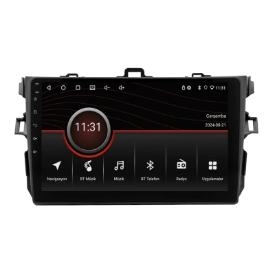 Toyota Corolla Teyp – Toyota Corolla ( 2008 - 2012 ) Oem Android Multimedya – Toyota Corolla Android Double Teyp