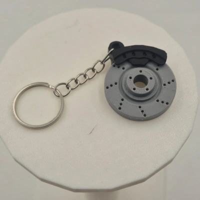 Fren Diski Anahtarlık , Araç Fren Balatası Anahtarlık - Balatalı Fren Diski Şeklinde Araba Anahtarlığı