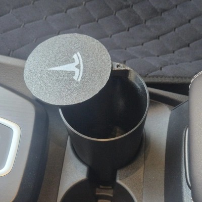 Tesla Araç Çöp Kutusu , Tesla Araç Bardaklık Çöp Kovası , Tesla Araç Bardaklık Çöp Kutusu
