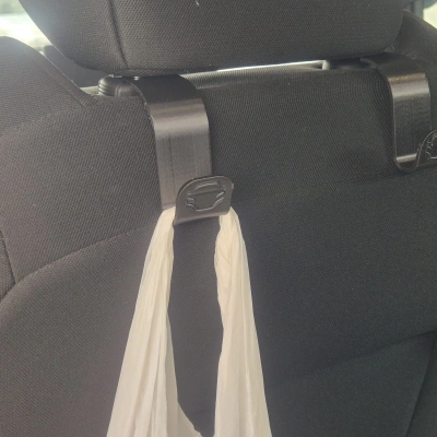 Araç Kafalık Askı Aparatı , Oto Koltuk Arkası Tablette Koyulabilen Kafalık Askısı , Araç Kafalık Poşet ve Çanta Askısı