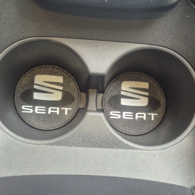 Seat Araç Bardaklık Altlığı , Seat Şişe ve Bardak Altlığı, Seat Logolu Oto Bardaklık Altlığı