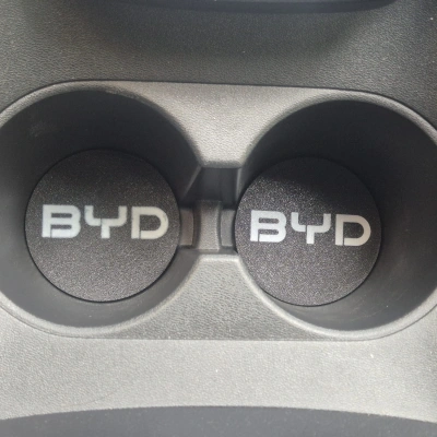 BYD Araç Bardaklık Altlığı , BYD Şişe ve Bardak Altlığı, BYD Logolu Oto Bardaklık Altlığı