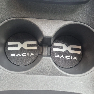 Dacia Araç Bardaklık Altlığı , Dacia Şişe ve Bardak Altlığı, Dacia Logolu Oto Bardaklık Altlığı