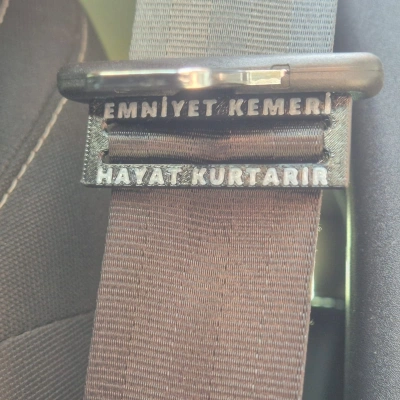 Araç Kemer Tokası Tutucu, Araç Kemer Tokası Klipsi , Kemer Tokası Sabitleyici - 2 Adet