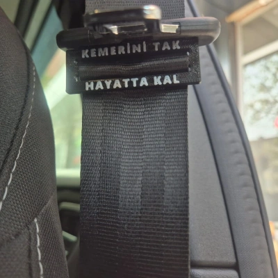 Araç Kemer Tokası Tutucu, Araç Kemer Tokası Sabitleyici , Kemer Tokası Klipsi - 2 Adet