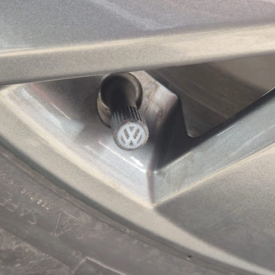 Volkswagen Sibop Kapağı , VW Araç Lastik Sibop Kapağı , Volkswagen Araç Tekerlek Sibop Kapağı - 4 Adet