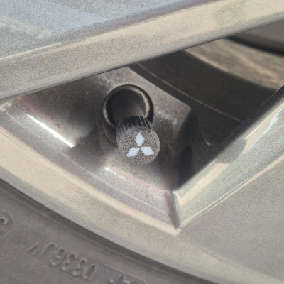 Mitsubishi Sibop Kapağı , Mitsubishi Araç Lastik Sibop Kapağı , Mitsubishi Araç Tekerlek Sibop Kapağı - 4 Adet