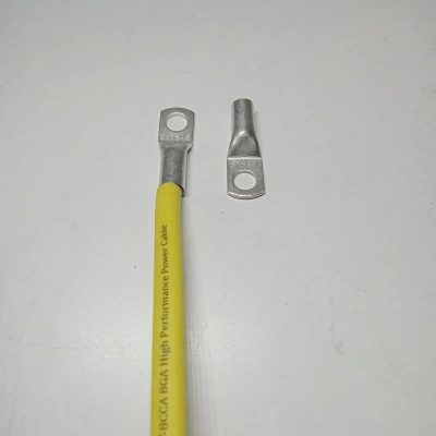 8 Ga Yalıtımsız Amfi Kablo Ucu - Akü Ve Şase Için 8ga Amfi Güç Kablosu Ucu - 1 Adet