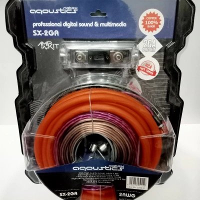 Amfi Kablo Seti 2ga - Tam Takım 2ga Anfi Kablosu Seti - Kaliteli Kalın Kablo