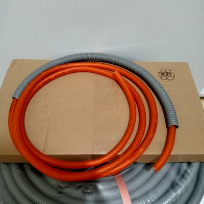 Amfi Kablosu Koruma Spirali 12MM - Parazit Önler Anfi Güç Kablosu Koruma Borusu - 1 Metre