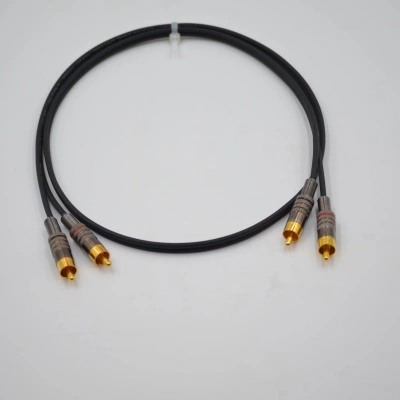 Amfi Rca Kablosu – 1 Metre - El Yapımı %100 Bakır – Anfi Rca Ses Kablosu - 1 Metre