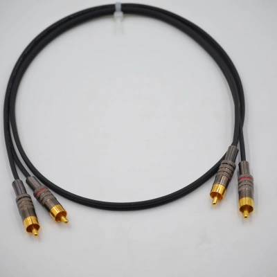 Amfi Rca Kablosu – 2 Metre - El Yapımı %100 Bakır – Anfi Rca Ses Kablosu - 2 Metre