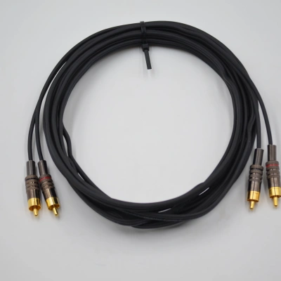 Amfi Rca Kablosu – 3 Metre - El Yapımı %100 Bakır – Anfi Rca Ses Kablosu - 3 Metre