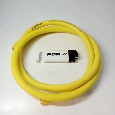 Amfi Tesisat Güç Kablosu 4ga Çakmak - Oto Anfi 4ga Power Kablosu - 10 Metre