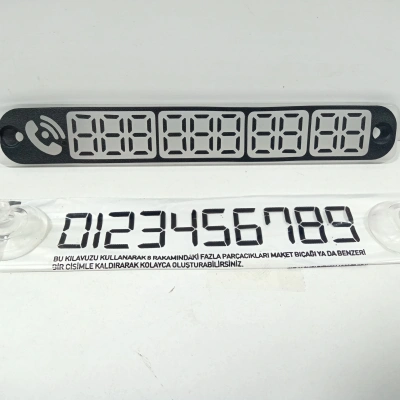 Araç Park Numaratörü - Oto Telefon Numaratörü - Araba Park Numaratörü