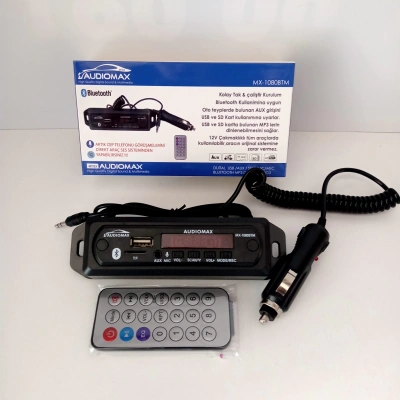 Audiomax Auxdan USB Bluetooth Dönüştürücü - Çakmaklığa Takılan Aux Dönüştürücü