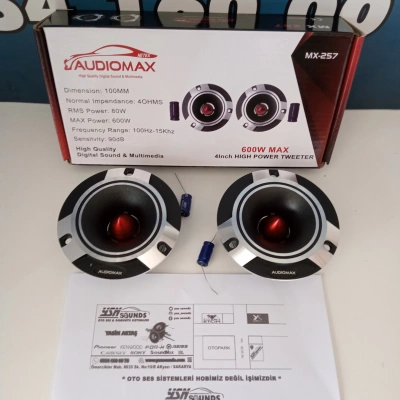 Audiomax Dome Tweeter 10cm - 600w 80RMS 10cm Dome Tweeter